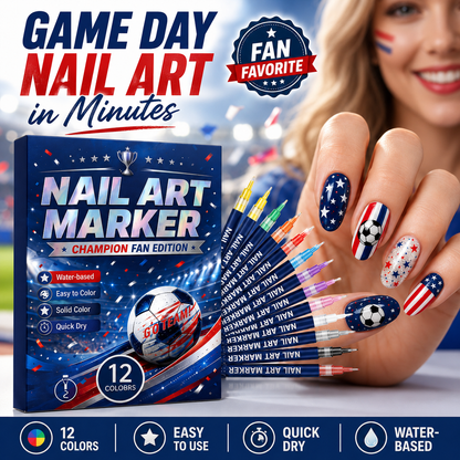 Show Your Team Spirit Right on Your Nails  Support your favorite team with bold, eye-catching nail designs in minutes.
