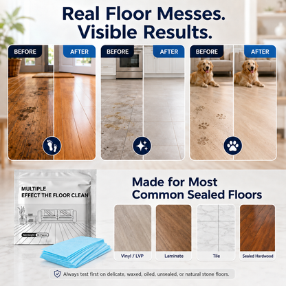 Floor Cleaning Tablets -Surface Cleaner Hardwood Laminate Tile RV Walls